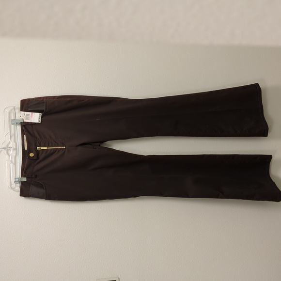 Chic Wide Leg Pants by Michael Kors – Chocolate Brown Elegance - Picture 3 of 15